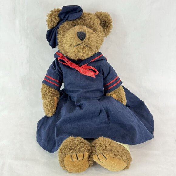 Vintage Boyds Bears FIONA FITZBRUIN #91203 Plush Bear In Sailor Dress with Tags - Picture 1 of 10